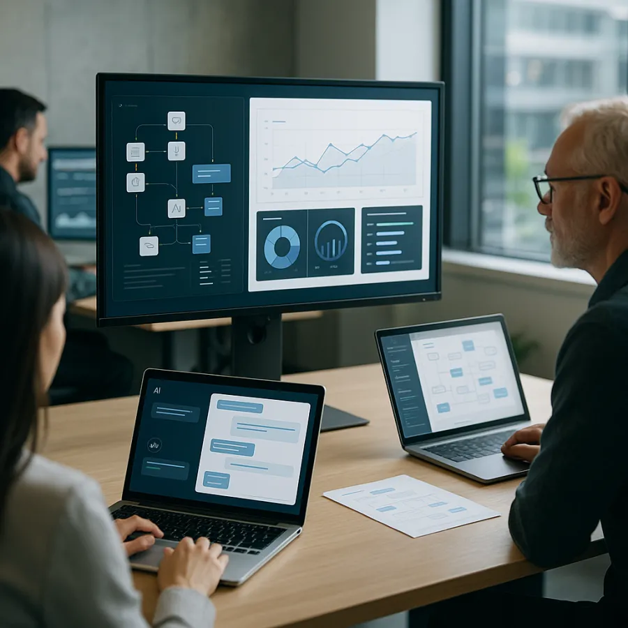 AI assistant used for sales support booking and internal helpdesk