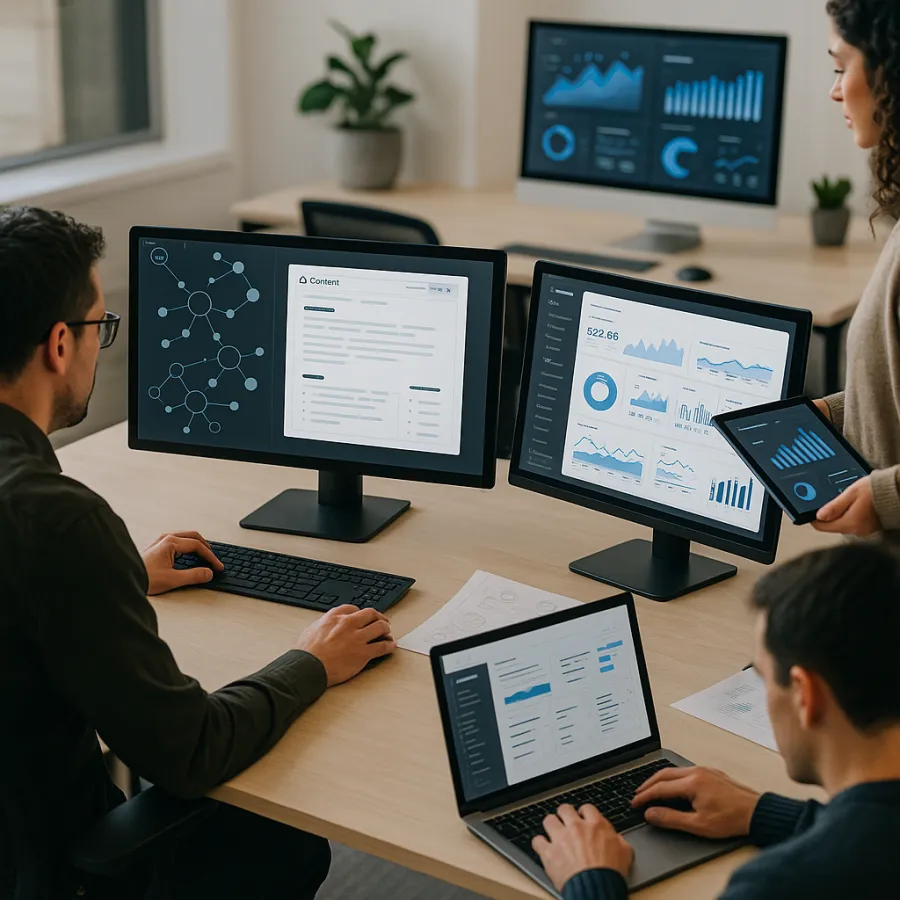 AI generated SEO blog articles and authority content