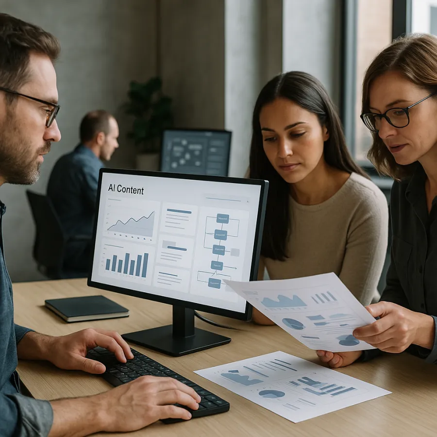 Human review and AI collaboration for best content quality