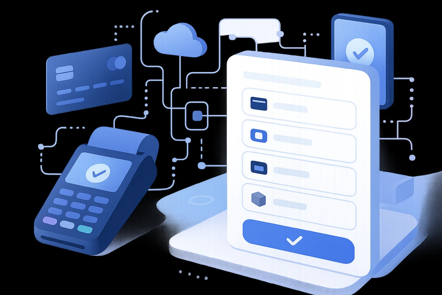 Modern checkout with multiple payment methods