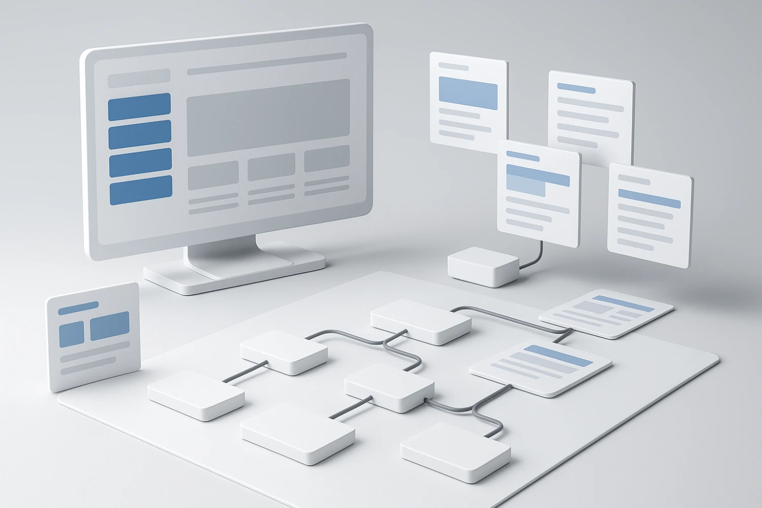 Rebuilding website structure, menus and page hierarchy
