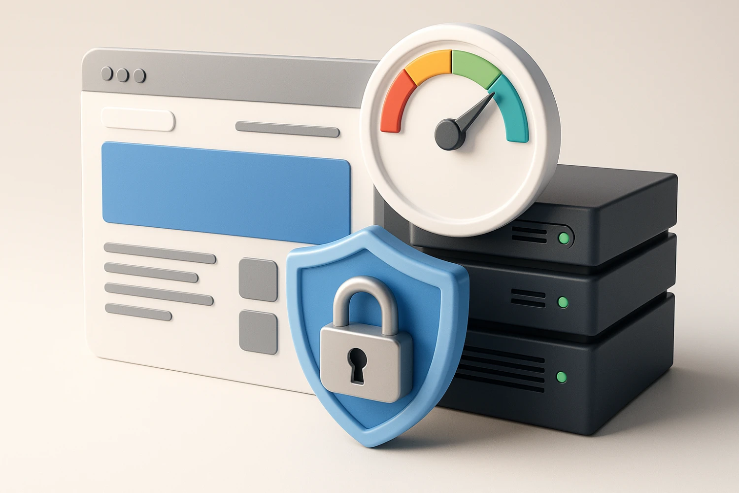 Optimised performance and security on the copied website