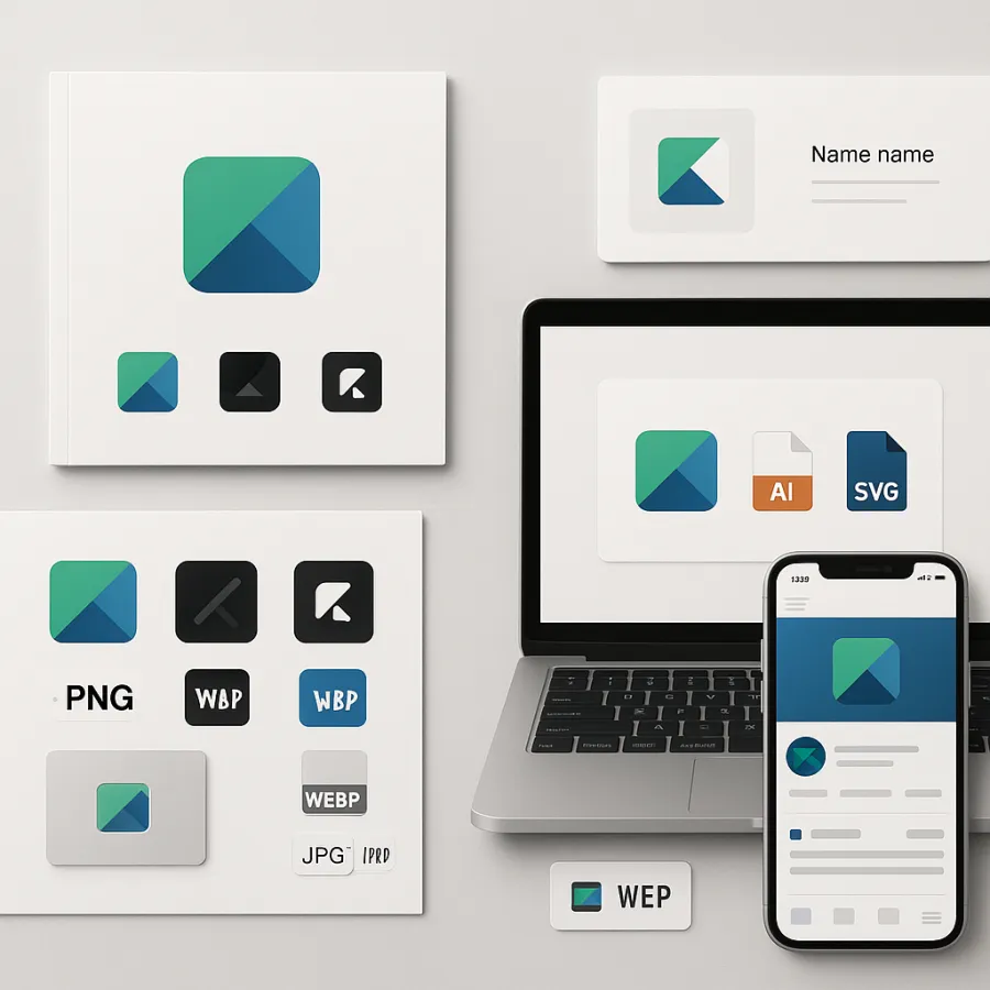 Logo files and deliverables for print and digital