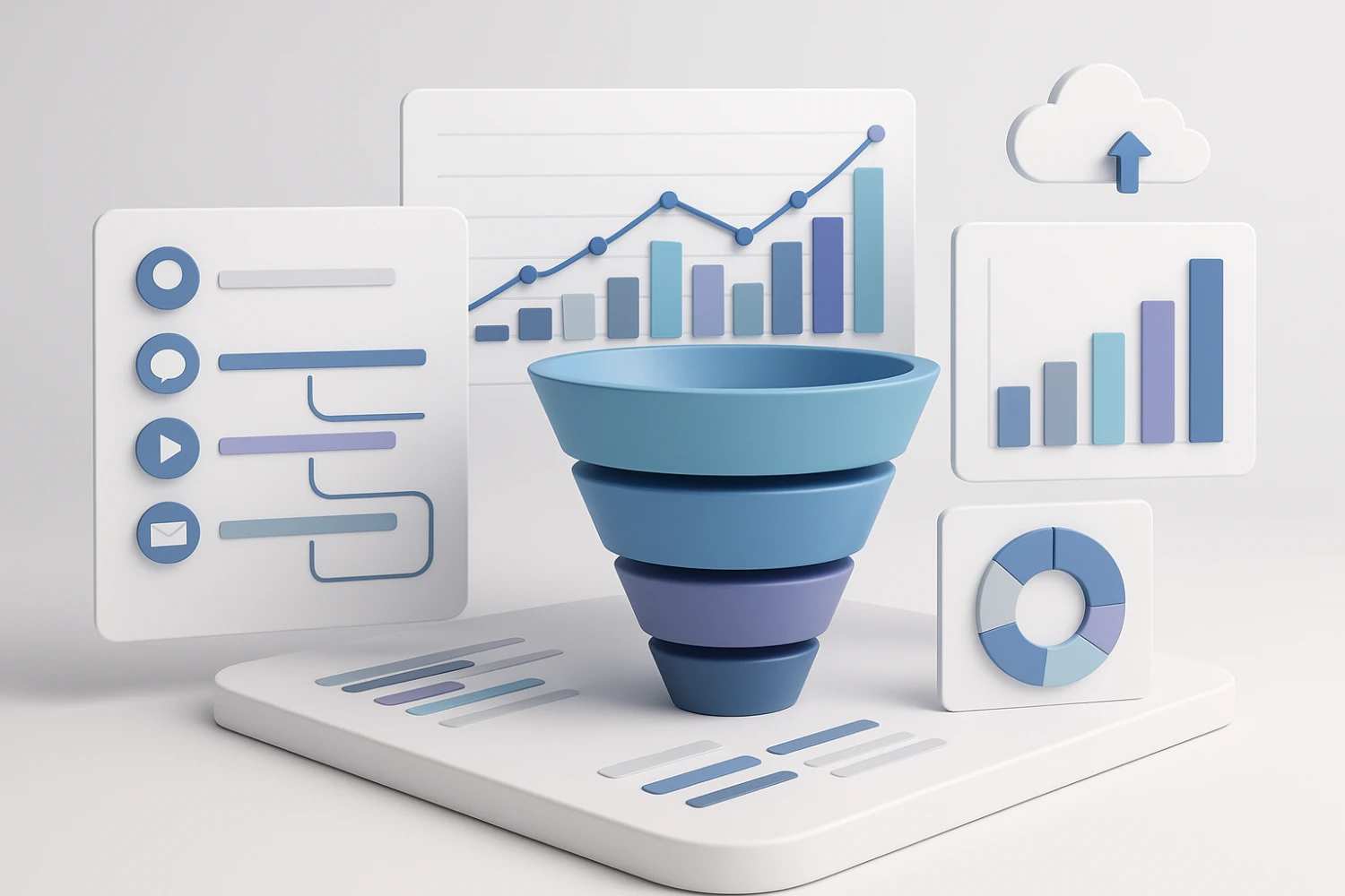 Marketing funnel and performance mapping across channels