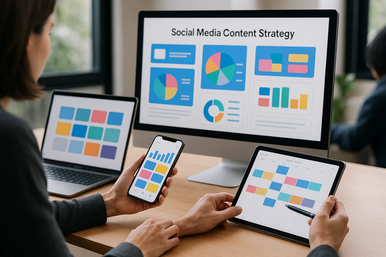Social media marketing strategy and content planning