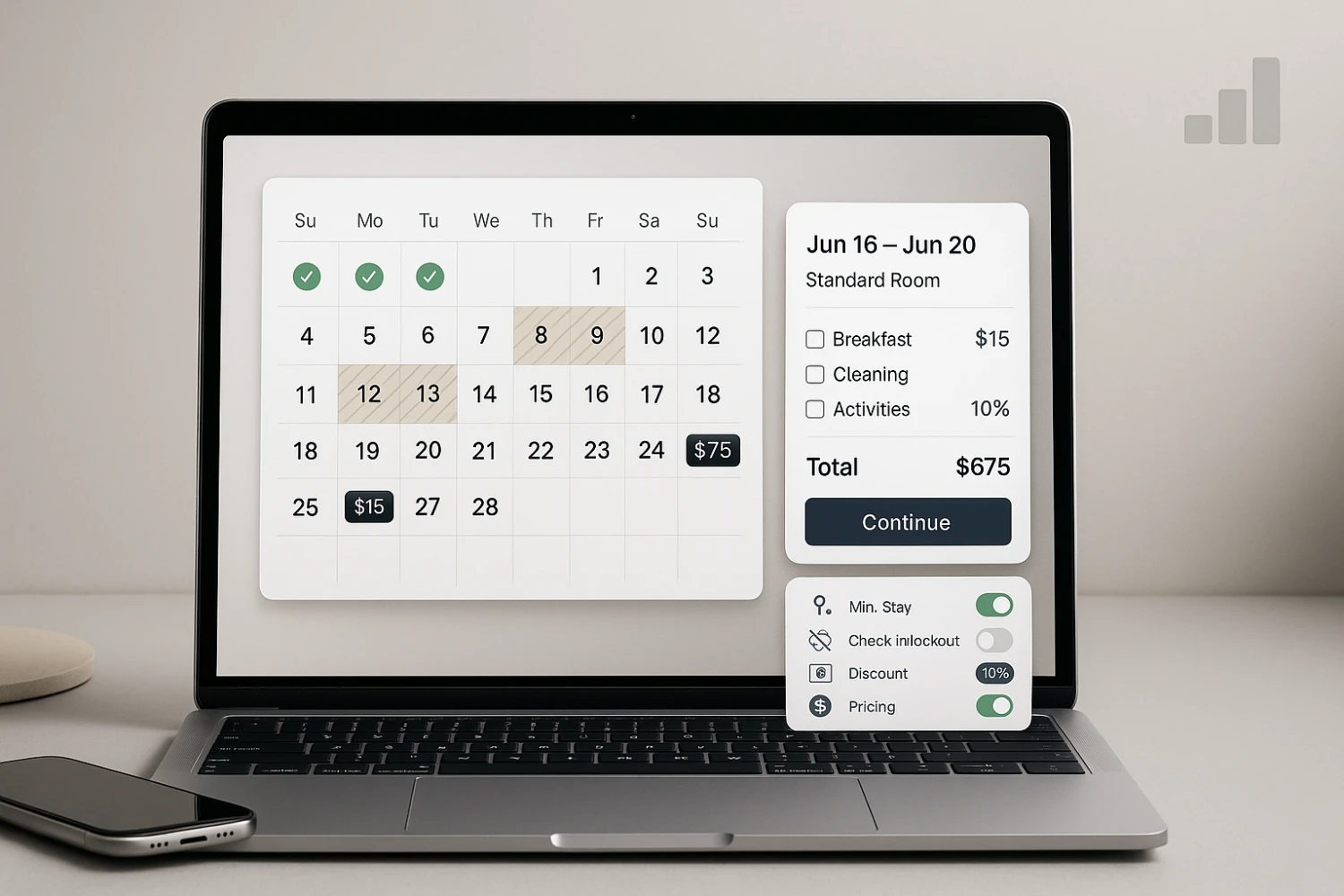 Availability Calendars and Booking Flows