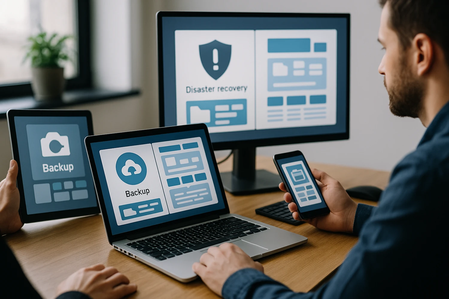 Dedicated hosting disaster recovery backups snapshots